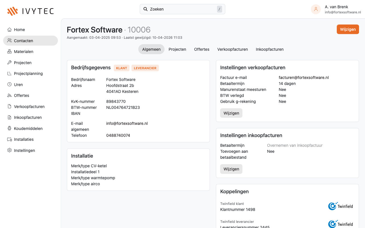 Ivytec — contactpagina
